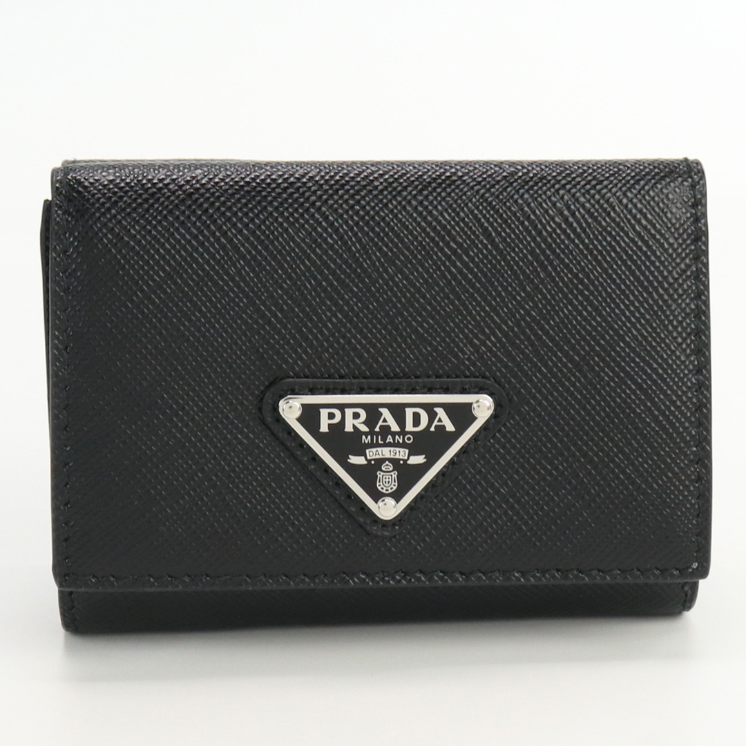 イタリア付属品PRADA プラダ サフィアーノレザー財布 1MH042 三折財布小銭入付き レザー レディース