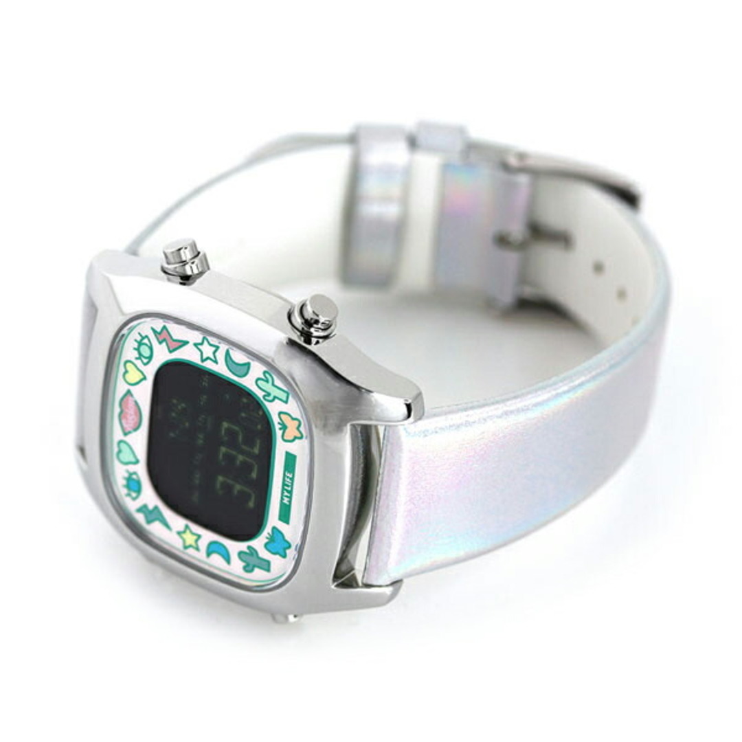 SEIKO(セイコー)の【新品】セイコー SEIKO ALBA fusion 腕時計 メンズ AFSM702 アルバ フュージョン クリエイターズ コラボモデル クオーツ（W403） ブラックxマルチカラー デジタル表示 メンズの時計(腕時計(アナログ))の商品写真
