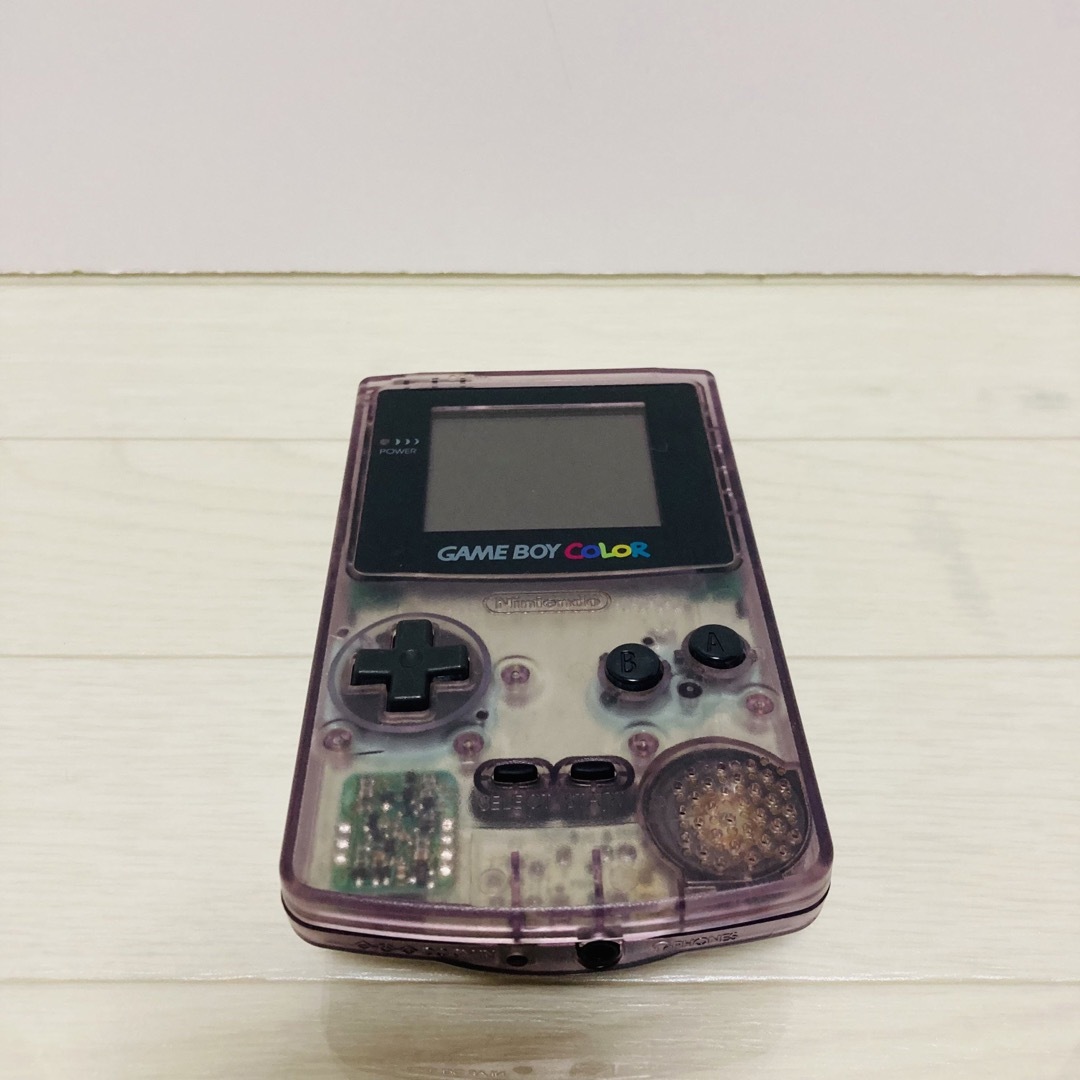 ゲームボーイカラー　本体のみ　クリアパープル　GAMEBOY COLOR