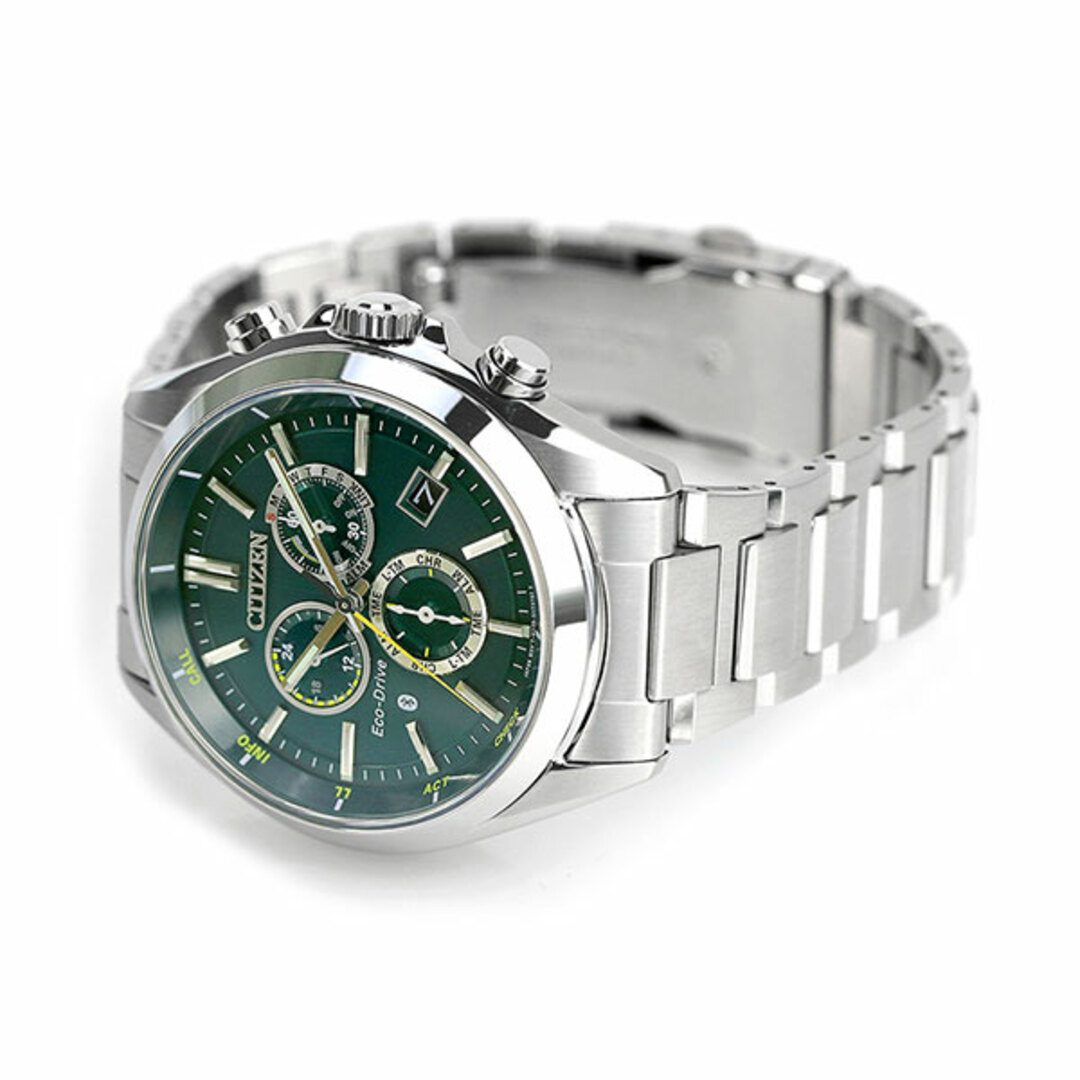 シチズン CITIZEN wena 腕時計 メンズ BZ1050-56W wena エコ・ドライブ W770 エコ・ドライブ（W770/日本製） グリーンxシルバー アナログ表示