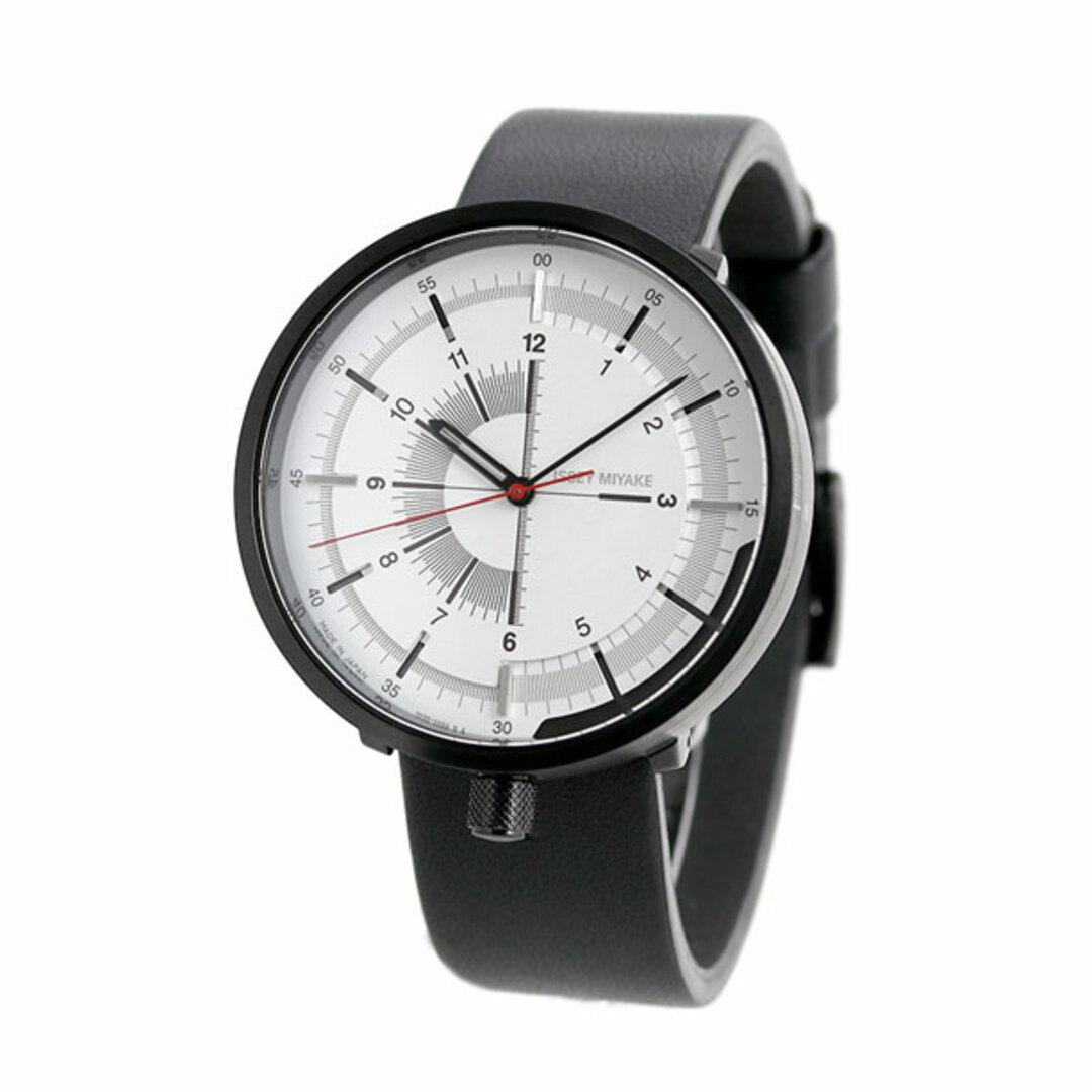 【新品】イッセイミヤケ ISSEY MIYAKE 腕時計 メンズ NYAK003 ISSEY MIYAKE 自動巻き（NH35/手巻き付） シルバーxブラック アナログ表示20mmバックル幅
