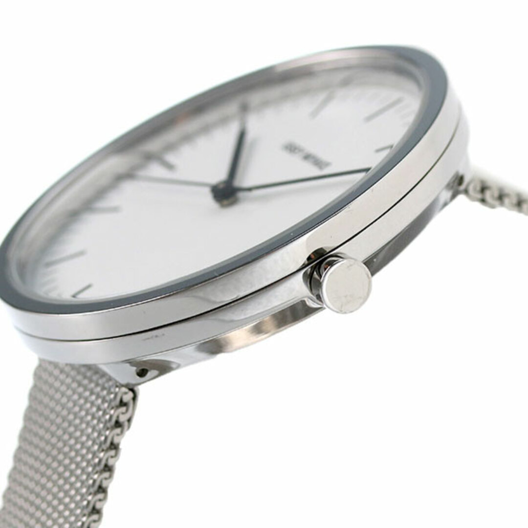 ISSEY MIYAKE 腕時計 メンズ NYAP001 ミヤケ クオーツ（VJ21） ホワイトxシルバー アナログ表示