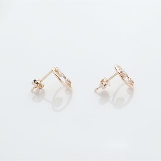 agete - 極美品 agete アガット K10 ダイヤモンド オパール サークル