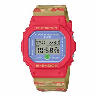 カシオ(CASIO)のマリオ G-SHOCK コラボウォッチ スーパーマリオブラザーズ ジーショック カシオ メンズ デジタル 腕時計 マルチカラー スクエアモデル アウトドア キャンプ レジャー ストリート スポーツ 誕生日 プレゼント ギフト 贈り物 記念品 レトロ ゲーム ファミコン 30代 40代 50代(腕時計(デジタル))