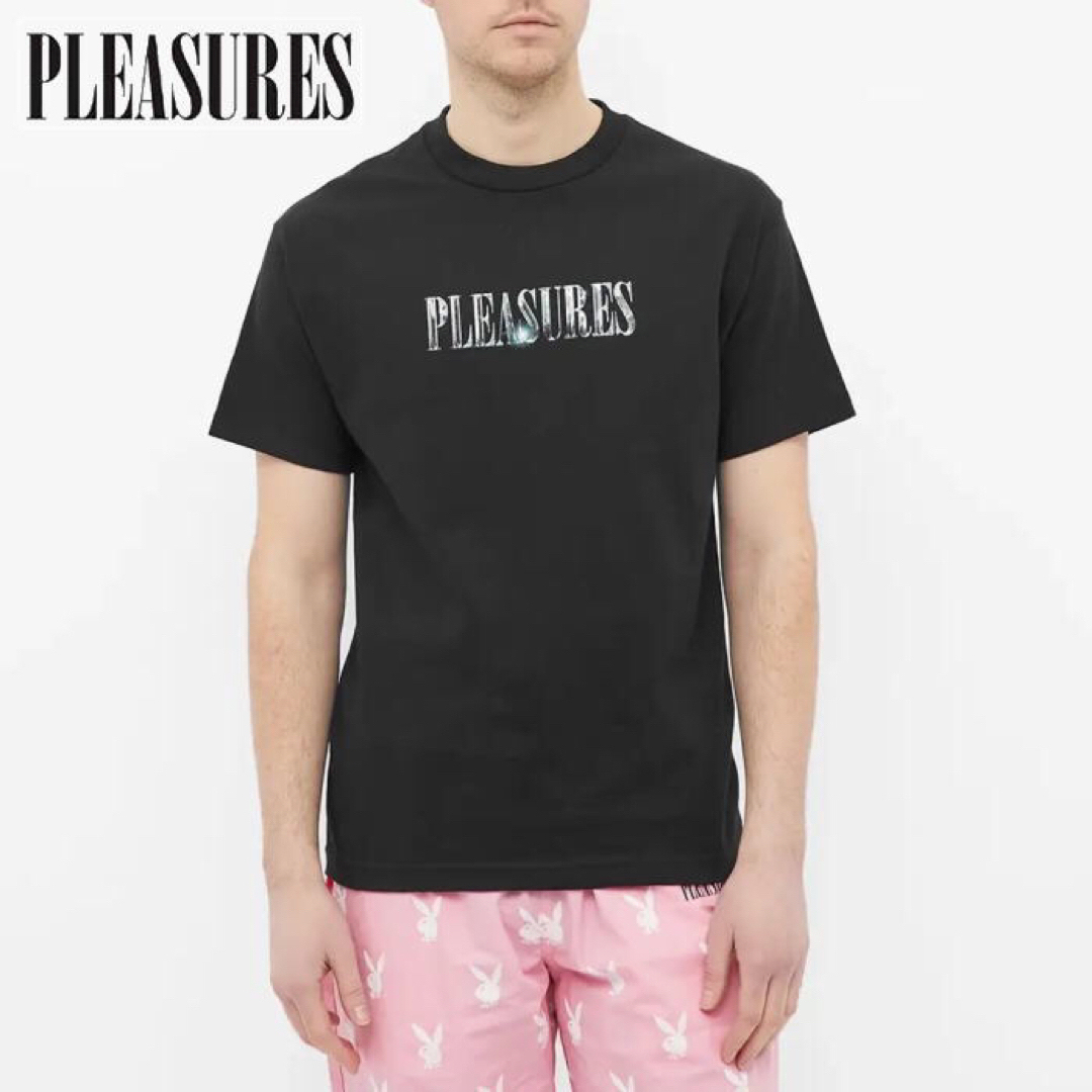 PLEASURES(プレジャー)の新品 正規 Ｍ プレジャーズ PLEASURES プレイボーイ コラボTシャツ メンズのトップス(Tシャツ/カットソー(半袖/袖なし))の商品写真