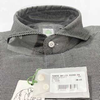 FINAMORE - 新品 Finamore TOKYO SERGIOカッタウェイシャツ 千鳥格子の ...