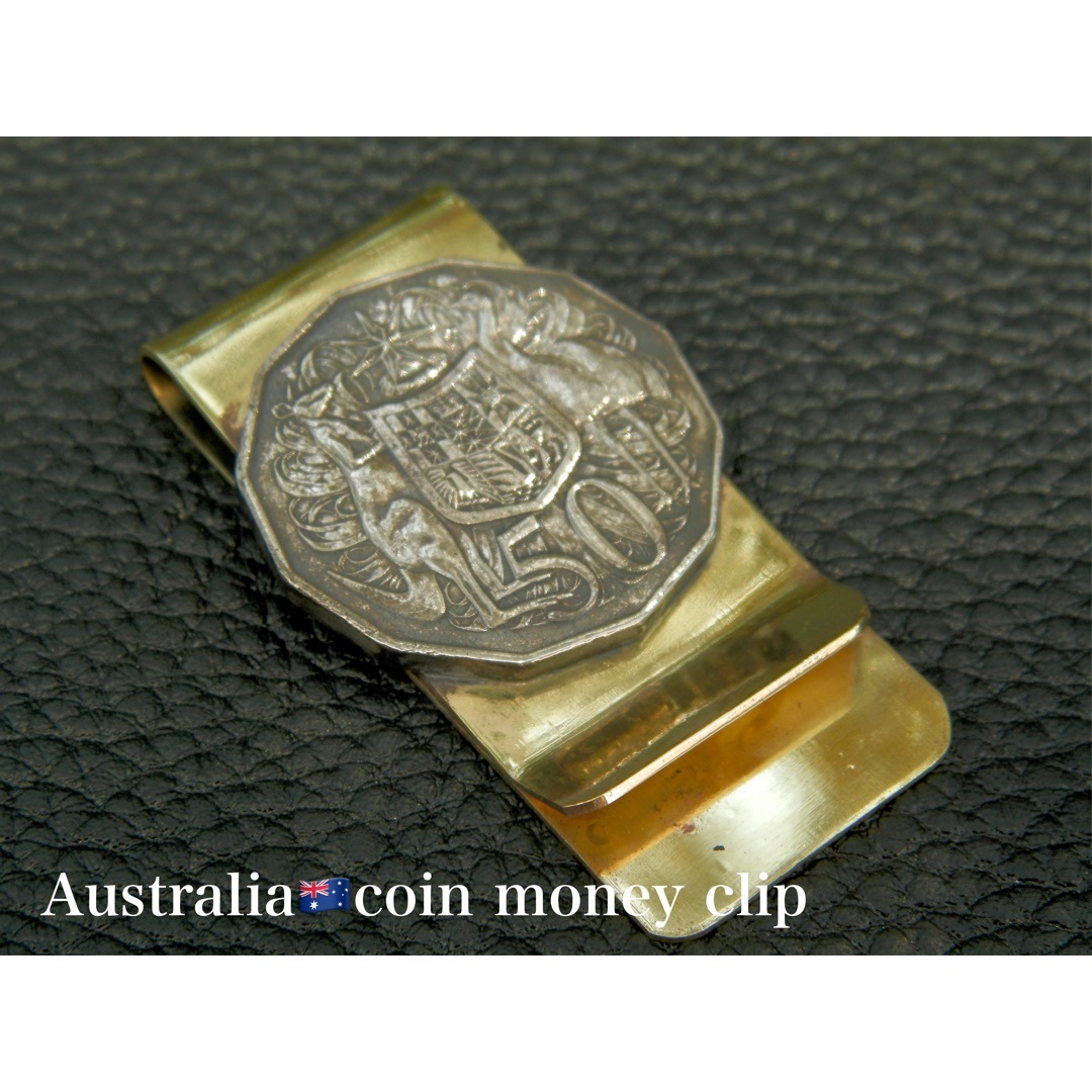 ＃M32 Australia Coin Money Clip メンズのファッション小物(マネークリップ)の商品写真