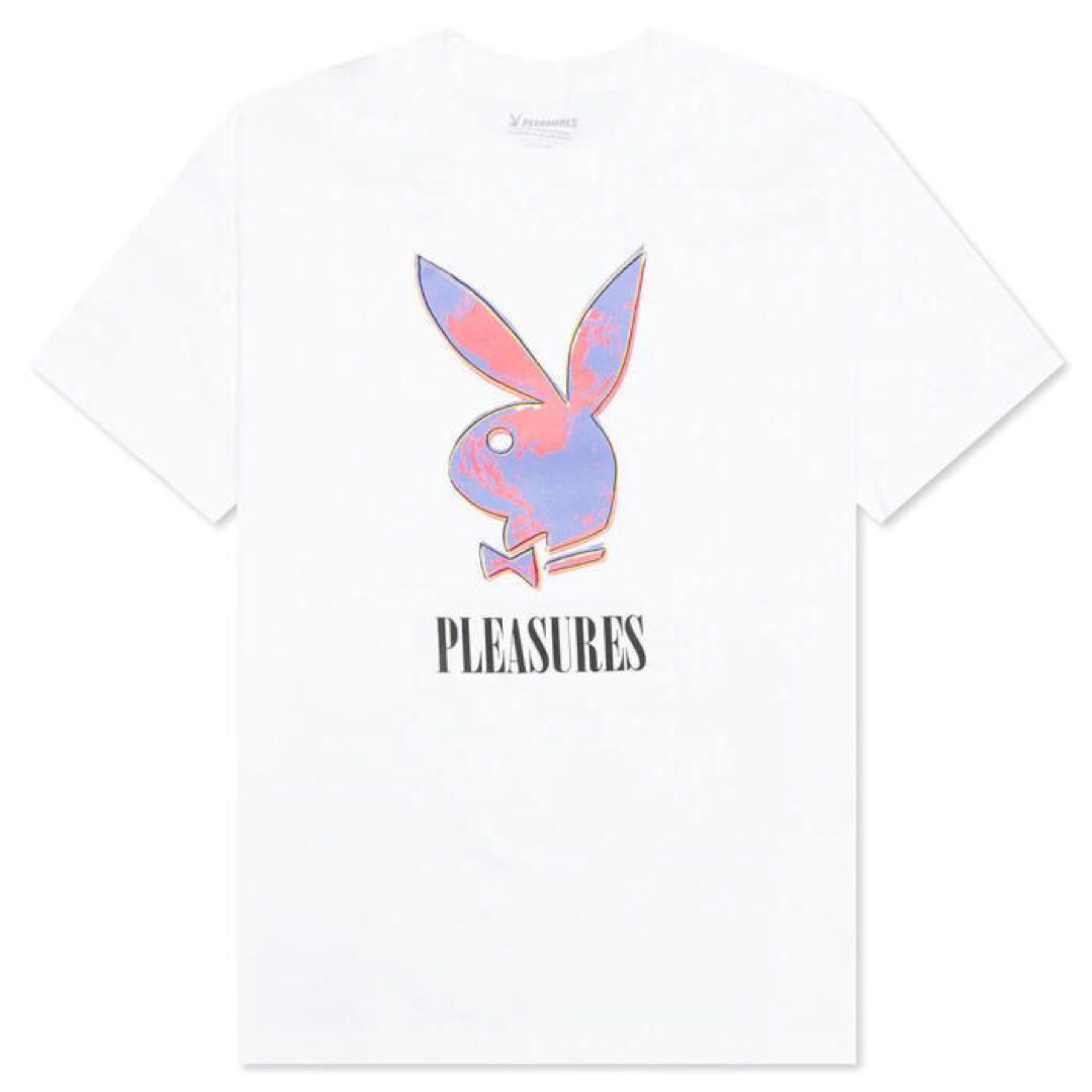 PLEASURES(プレジャー)の新品 正規 Ｌ プレジャーズ PLEASURES プレイボーイ コラボTシャツ メンズのトップス(Tシャツ/カットソー(半袖/袖なし))の商品写真