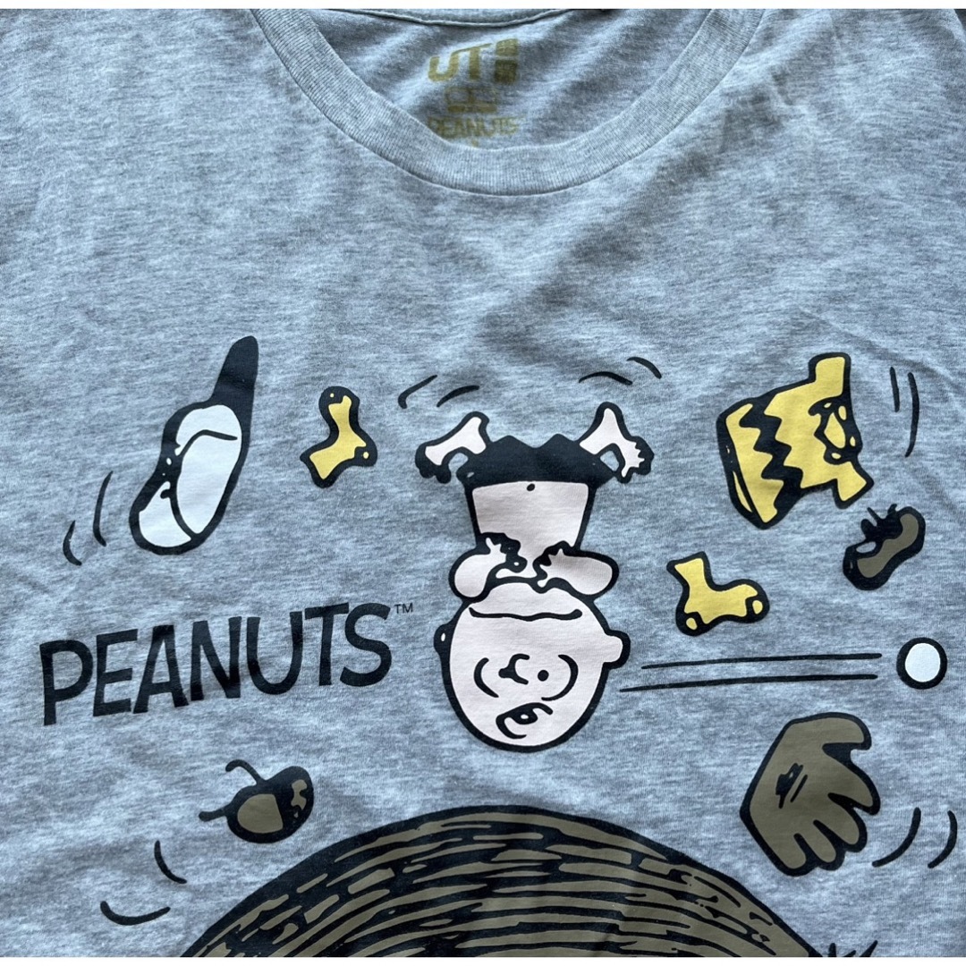 UNIQLO(ユニクロ)のUNIQLO×PEANUTS チャーリーブラウンTシャツ メンズのトップス(Tシャツ/カットソー(半袖/袖なし))の商品写真