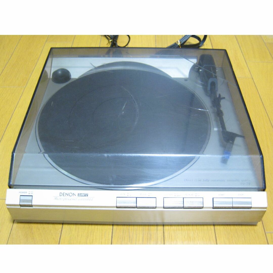 【ジャンク品】デノン レコードプレーヤー【DP-7F】