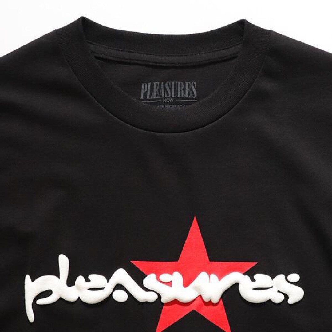 PLEASURES(プレジャー)のSALE新品 Ｍ プレジャーズ PLEASURES VIBRATION Tシャツ メンズのトップス(Tシャツ/カットソー(半袖/袖なし))の商品写真