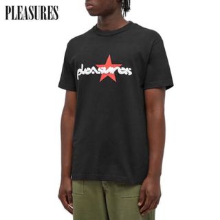 プレジャー(PLEASURES)のSALE新品 Ｍ プレジャーズ PLEASURES VIBRATION Tシャツ(Tシャツ/カットソー(半袖/袖なし))