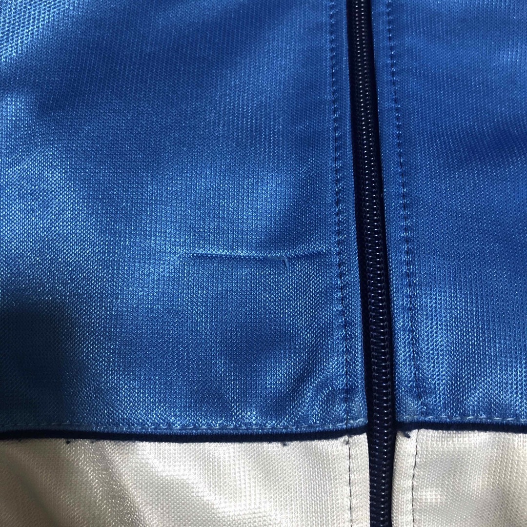 70s⭐️adidas トラックジャケット M 刺繍トレファイル vintage青