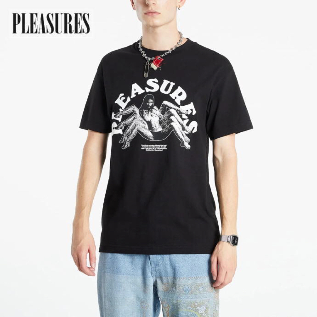 PLEASURES(プレジャー)のSALE 新品 正規 Ｍ プレジャーズ PLEASURES LOGIC Tシャツ メンズのトップス(Tシャツ/カットソー(半袖/袖なし))の商品写真