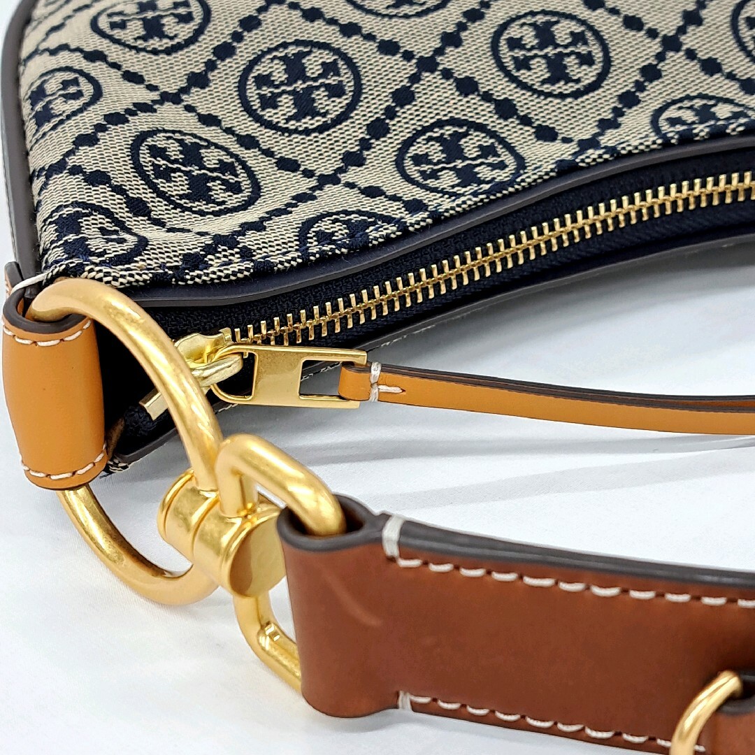 トリーバーチ Tory Burch 2wayバッグ モノグラム ネイビー