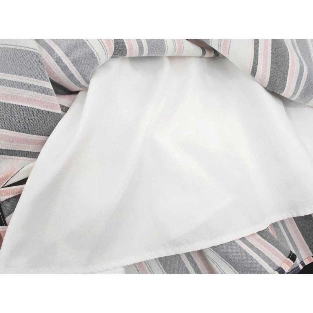 JUSGLITTY(ジャスグリッティー)のJUSGLITTY ジャスグリッティー ストライプ フレア スカート size1/紺ｘピンクｘ白 ■■ レディース レディースのスカート(ロングスカート)の商品写真