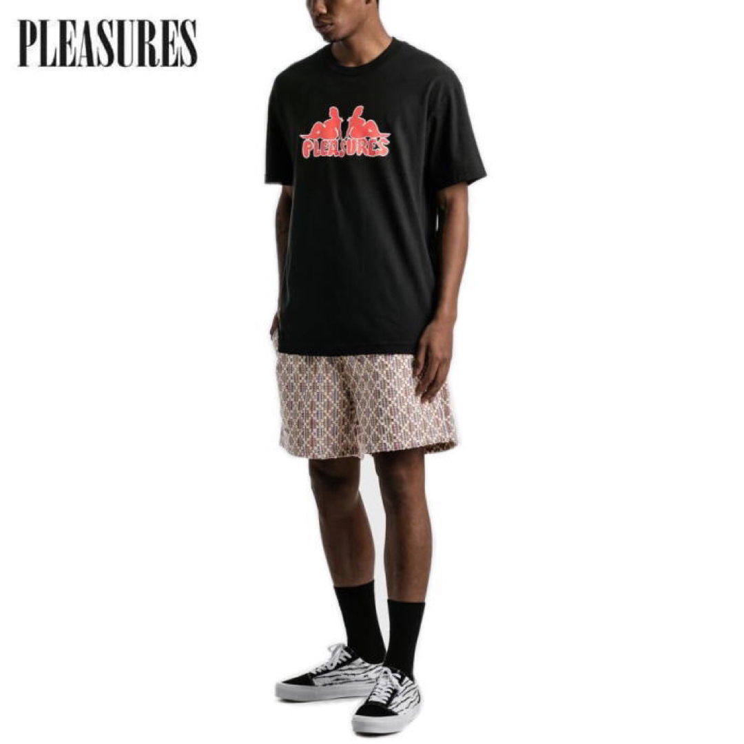 PLEASURES(プレジャー)の現品限りＸＬ プレジャーズ PLEASURES THICC LOGO Tシャツ メンズのトップス(Tシャツ/カットソー(半袖/袖なし))の商品写真