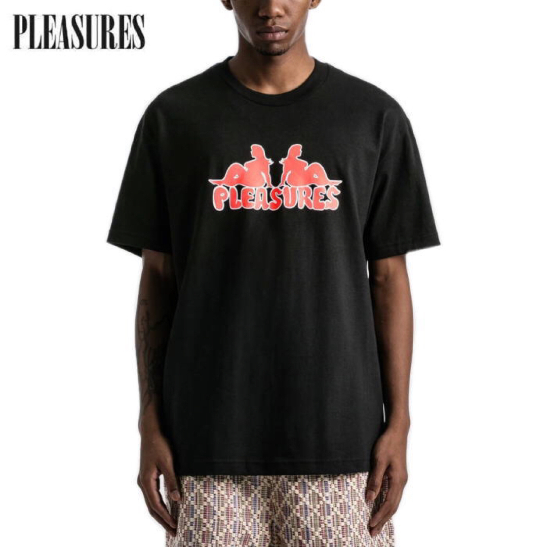 PLEASURES(プレジャー)の現品限りＸＬ プレジャーズ PLEASURES THICC LOGO Tシャツ メンズのトップス(Tシャツ/カットソー(半袖/袖なし))の商品写真