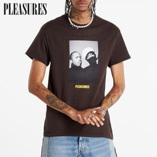 プレジャー(PLEASURES)のSALE★新品 正規 Ｍ プレジャーズ PLEASURES アウトキャストコラボ(Tシャツ/カットソー(半袖/袖なし))