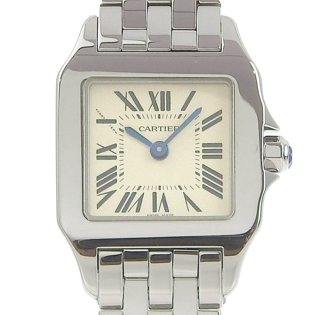 【CARTIER】カルティエ サントスドゥモワゼル SM W25064Z5 クォーツ レディース_716913【ev20】