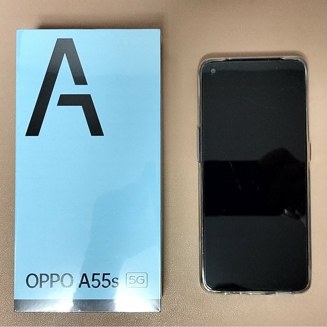 oppo a55s 5g ブラック　美品