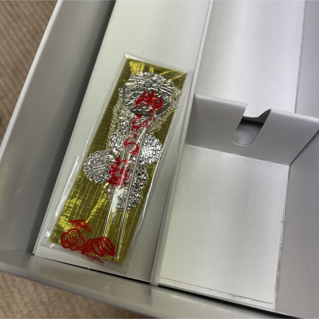 新品 七五三 七歳お祝い はこせこ 筥迫セット 金襴 箱迫小物6点セット 古典柄