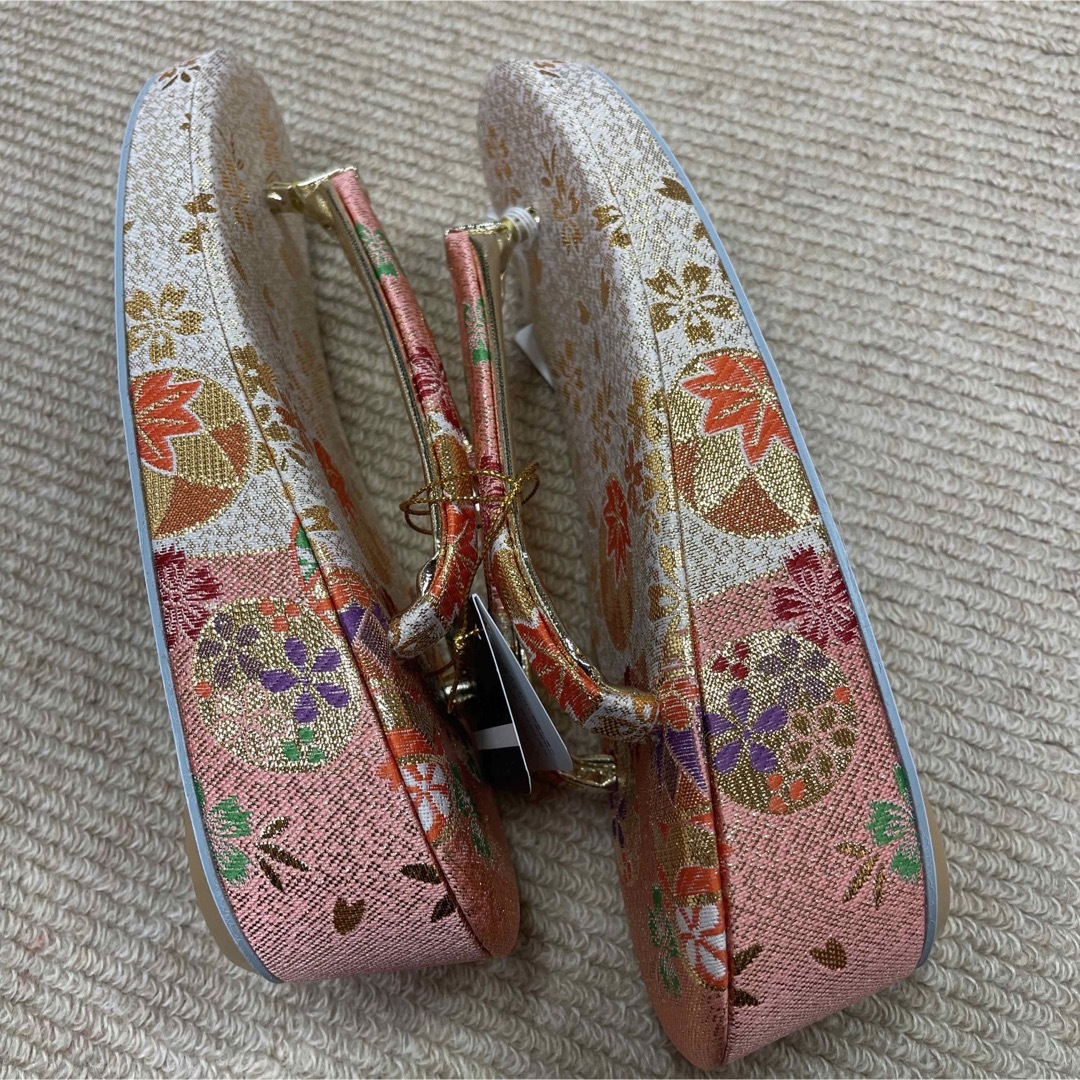 新品 七五三 七歳お祝い はこせこ 筥迫セット 金襴 箱迫小物6点セット 古典柄