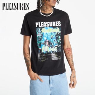 プレジャー(PLEASURES)のSALE★新品 正規 Ｌ プレジャーズ PLEASURES アウトキャストコラボ(Tシャツ/カットソー(半袖/袖なし))