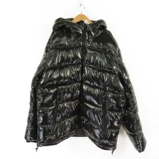 カルバンクライン(Calvin Klein)の美品 Calvin Klein カルバンクライン 中綿ジャケット ブラック L ナイロン100％ CM052418 ダウン メンズ AO1074B2 (ロングコート)