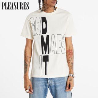 プレジャー(PLEASURES)のSALE 新品正規 Ｌ プレジャーズ PLEASURES GOD MADE IT(Tシャツ/カットソー(半袖/袖なし))