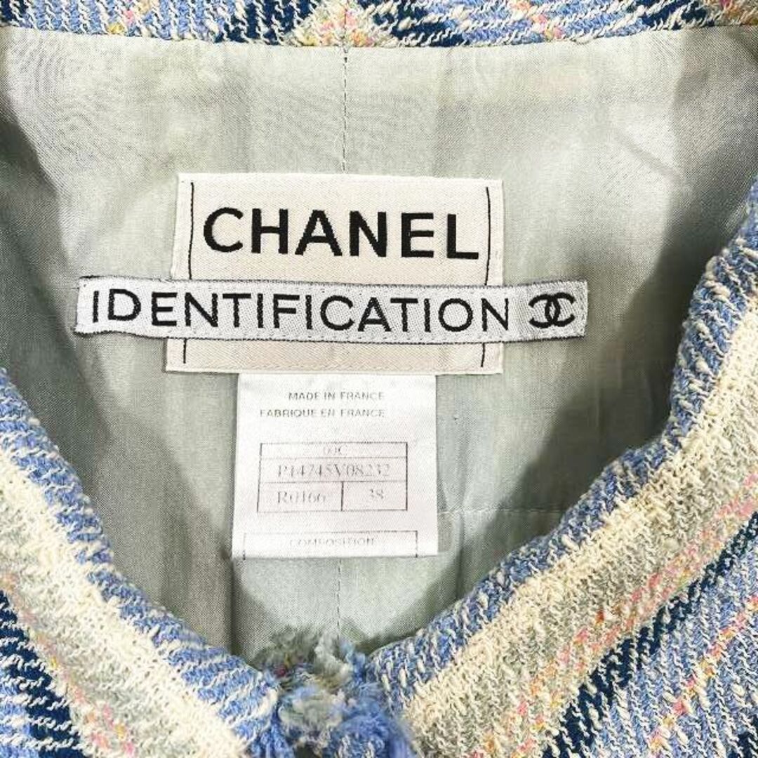 CHANEL(シャネル)の00AW シャネル CHANEL ヴィンテージ ツイード ジャケット アウター レディースのジャケット/アウター(その他)の商品写真