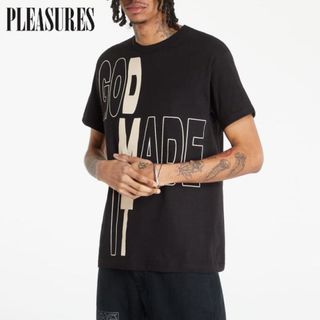 プレジャー(PLEASURES)のSALE 新品正規 Ｌ プレジャーズ PLEASURES GOD MADE IT(Tシャツ/カットソー(半袖/袖なし))