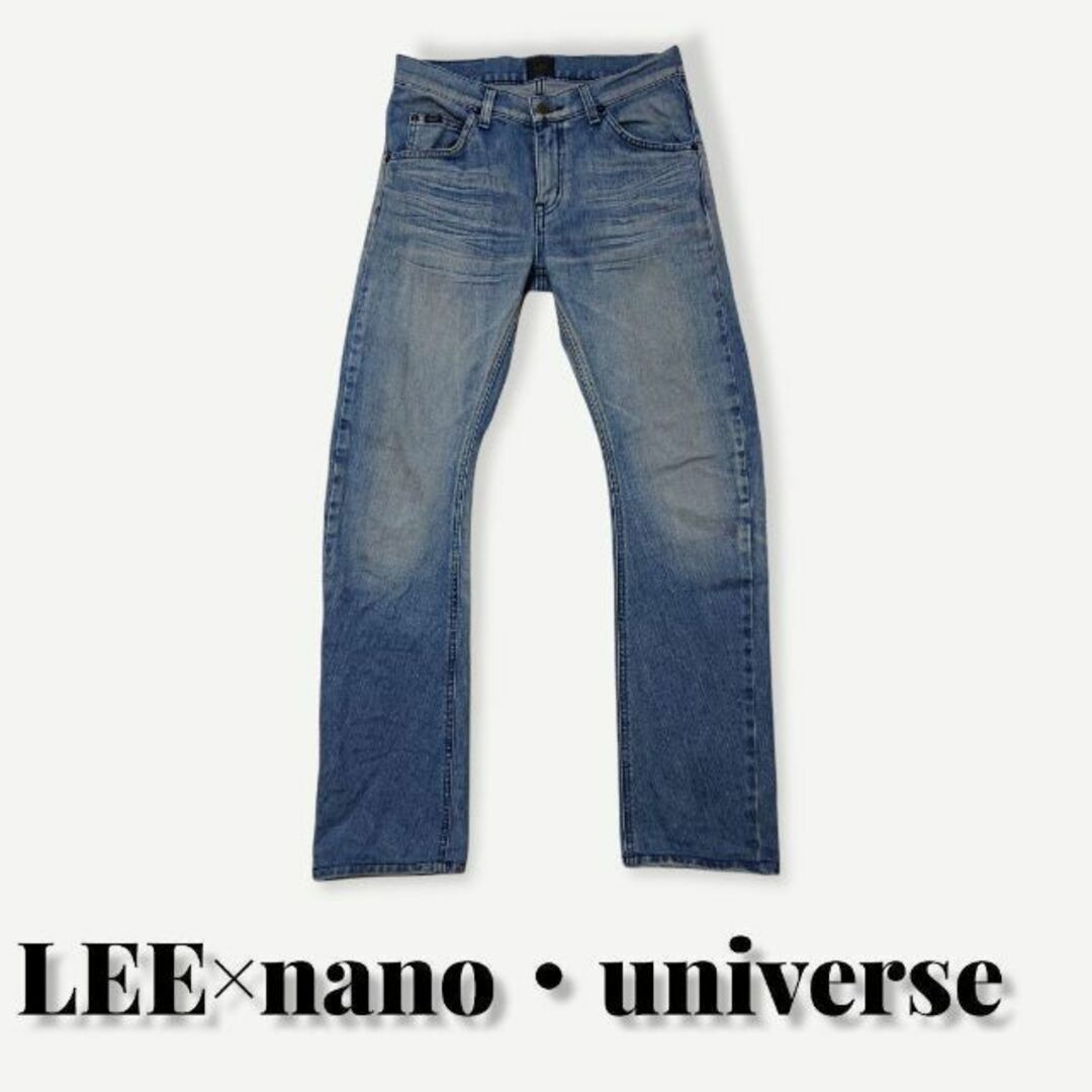 nano universeナノユニバース Lee 別注 ヴィンテージ加工デニム