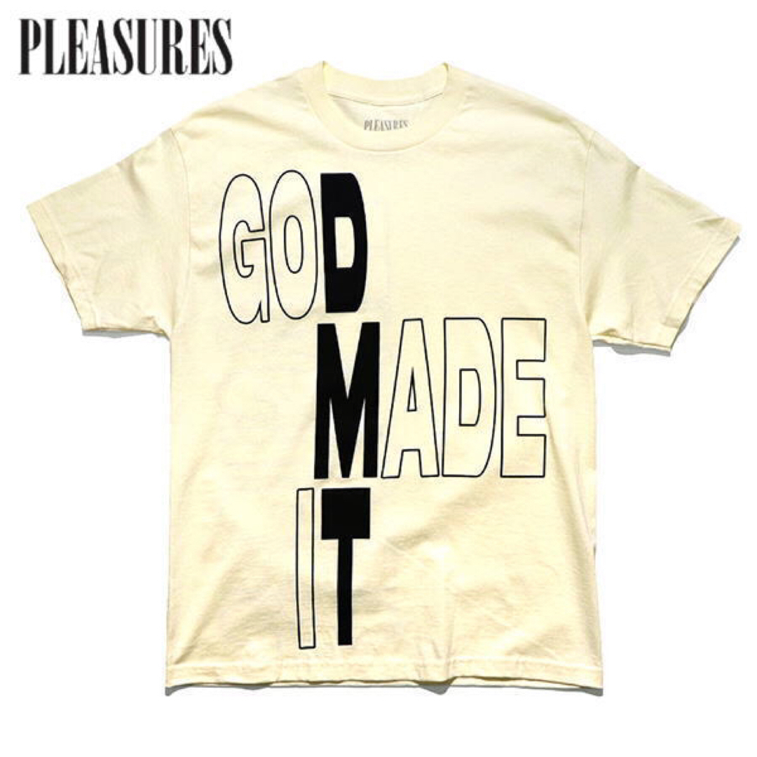 PLEASURES(プレジャー)のSALE 新品 ＸＬ プレジャーズ PLEASURES GOD MADE IT メンズのトップス(Tシャツ/カットソー(半袖/袖なし))の商品写真