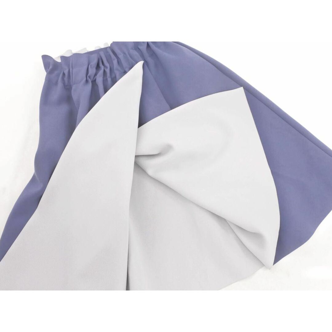 LagunaMoon(ラグナムーン)のLAGUNAMOON ラグナムーン フレア 巻き ラップ スカート sizeS/青 ■■ レディース レディースのスカート(ロングスカート)の商品写真