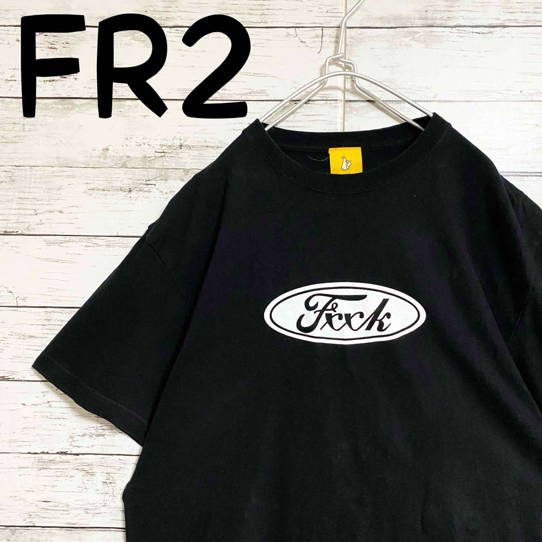 FR2 - 【FR2】即完売モデルFxxk刺繍センターロゴ XL サイズ 黒 Tシャツ