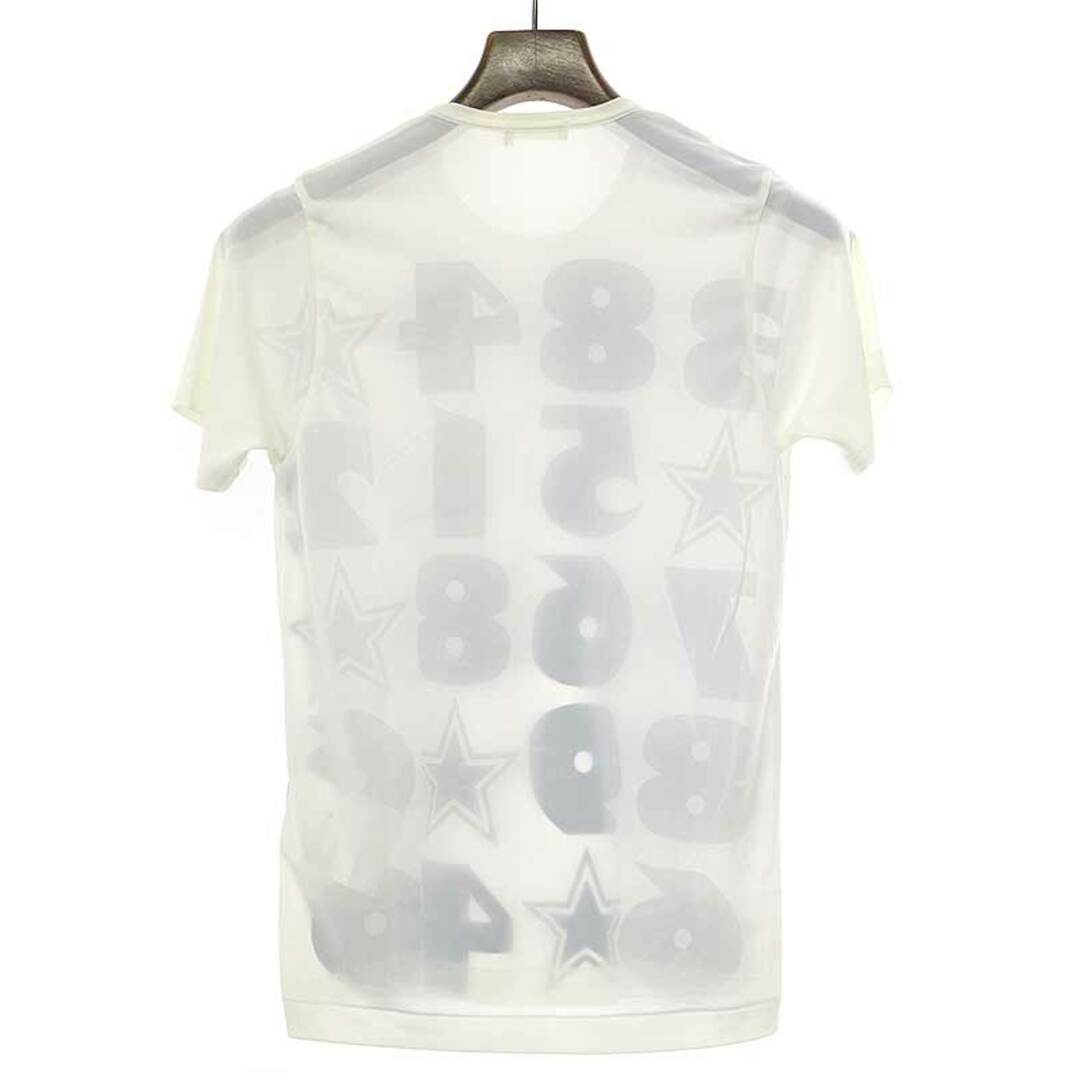 COMME des GARCONS(コムデギャルソン)のCOMME des GARCONS コムデギャルソン 2001SS ナンバープリントTシャツ ホワイト レディースのトップス(Tシャツ(半袖/袖なし))の商品写真