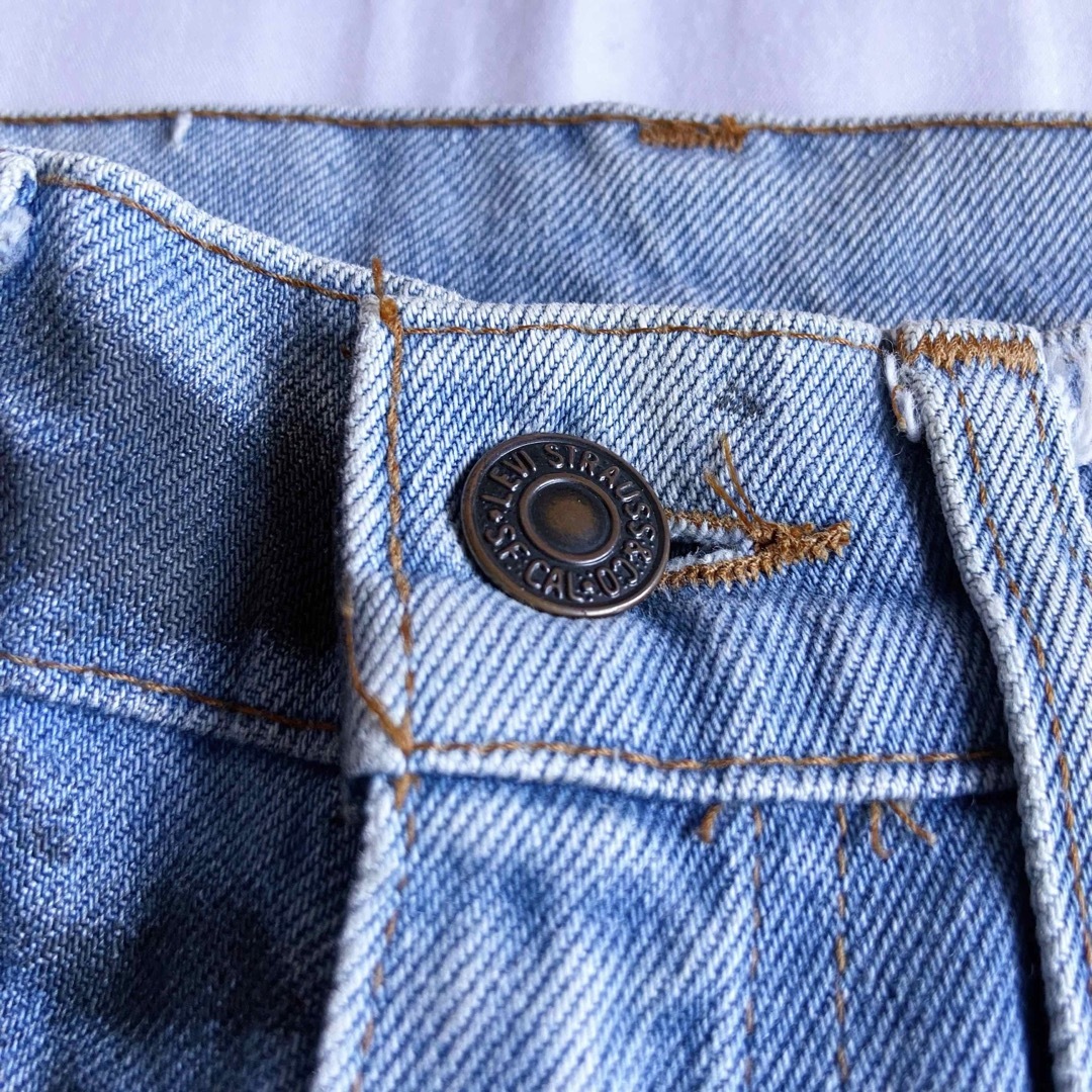 ◯ 80s Levi's 505-0217 ゼブラペイントデニム-hybridautomotive.com