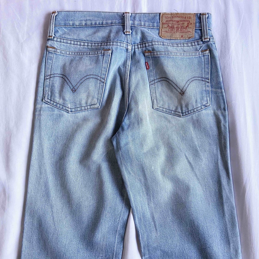 ◯ 80s Levi's 505-0217 ゼブラペイントデニム-hybridautomotive.com