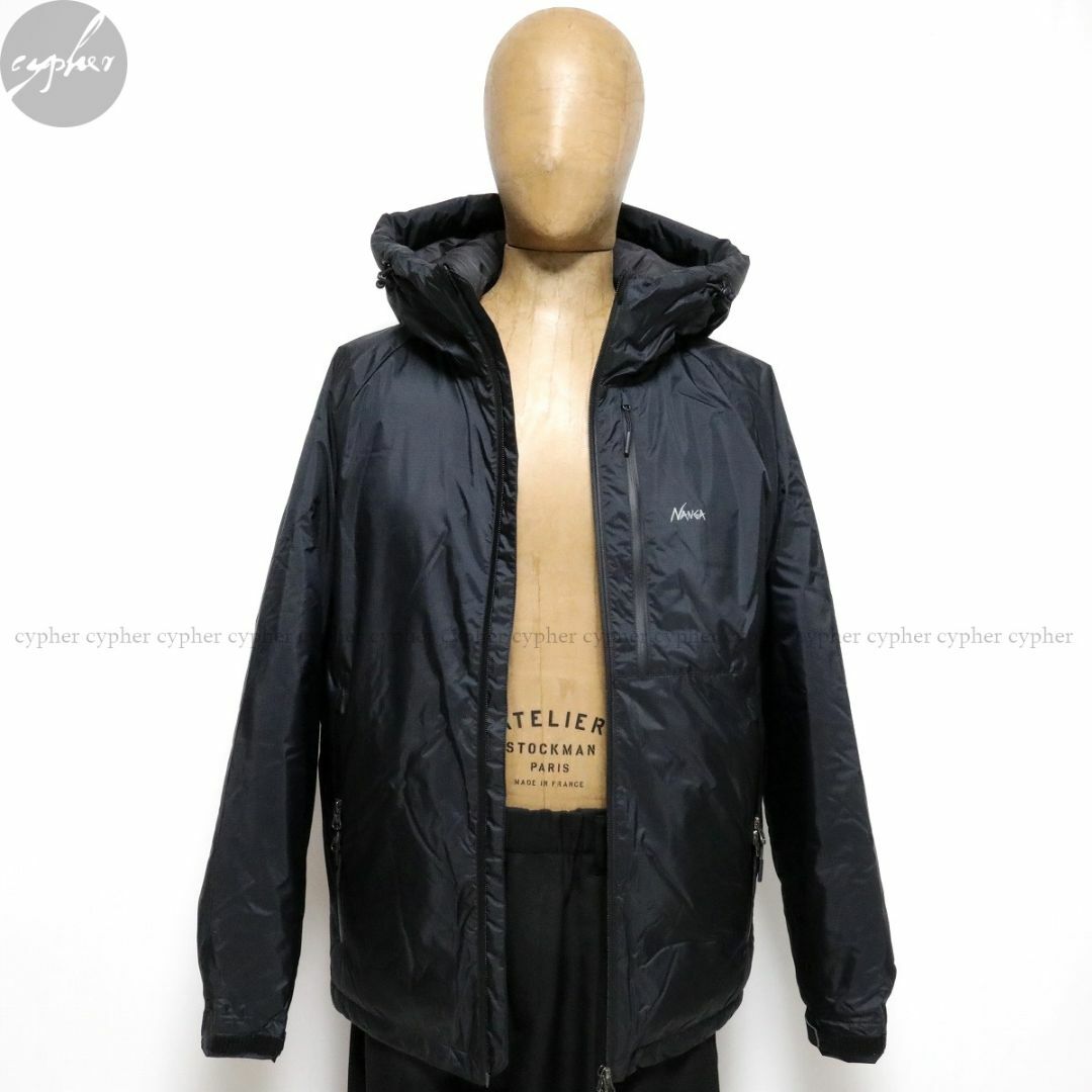 NANGA(ナンガ)のXL 新品 NANGA オーロラ ダウン ジャケット ブラック パーカ 黒 メンズのジャケット/アウター(ダウンジャケット)の商品写真