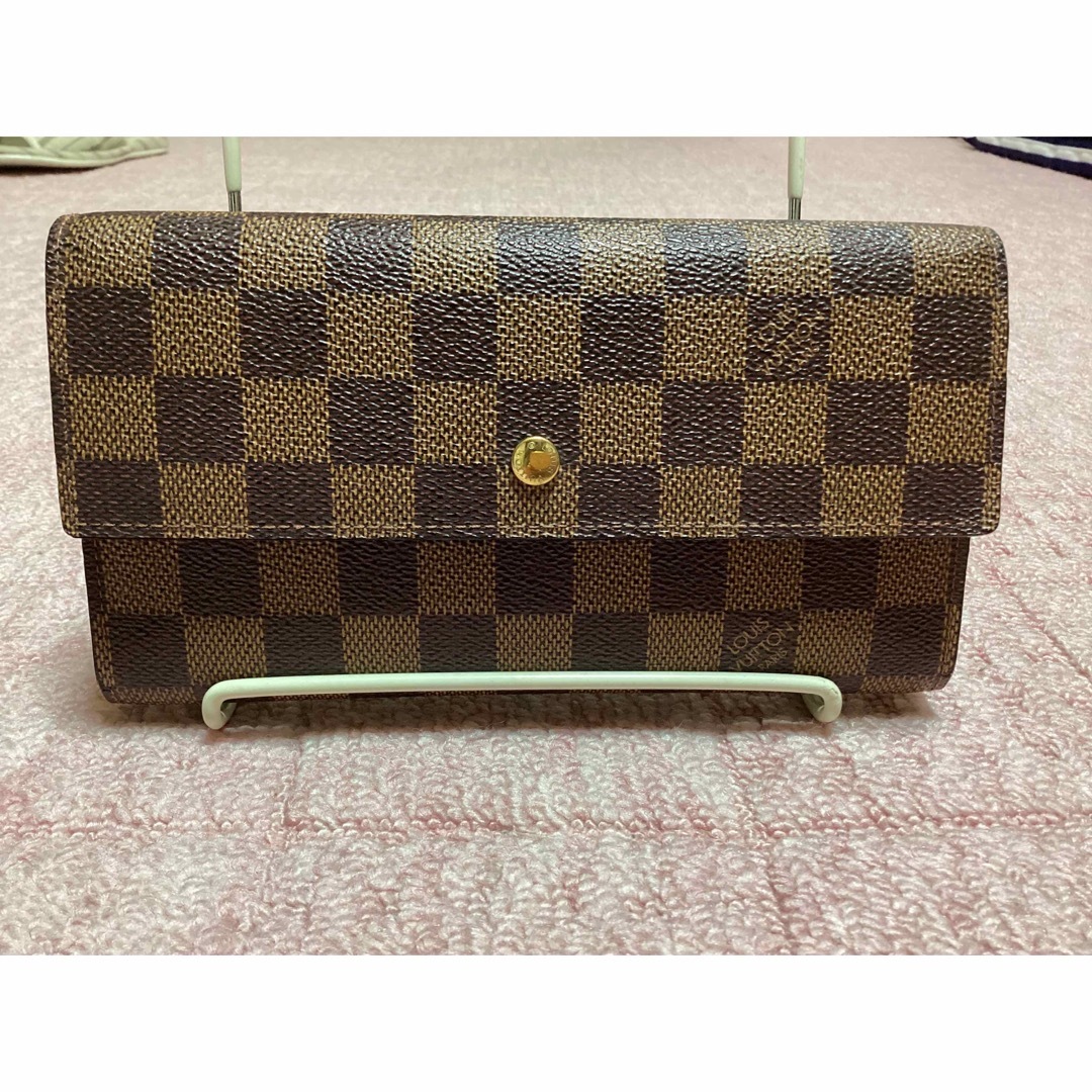 LOUIS VUITTON(ルイヴィトン)のルイヴィトン　三つ折り財布　ダミエ　美品　【正規品】 メンズのファッション小物(長財布)の商品写真