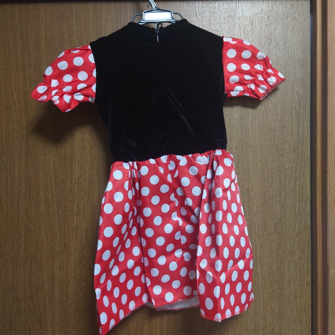 Disney(ディズニー)のミニー 子ども用 衣装 キッズ/ベビー/マタニティのキッズ服女の子用(90cm~)(ワンピース)の商品写真