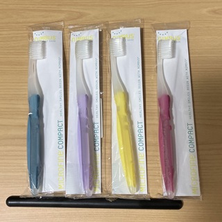 サンデンタル　ニンバス マイクロファイン コンパクト  歯ブラシ　4本セット(歯ブラシ/デンタルフロス)