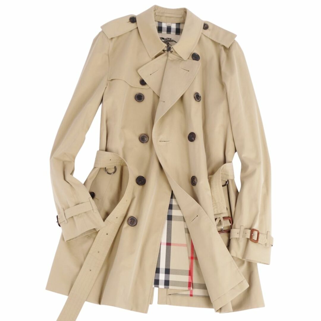 極美品 バーバリー BURBERRY コート 英国製 トレンチコート コットン100％ アウター メンズ 50(L相当) ベージュ