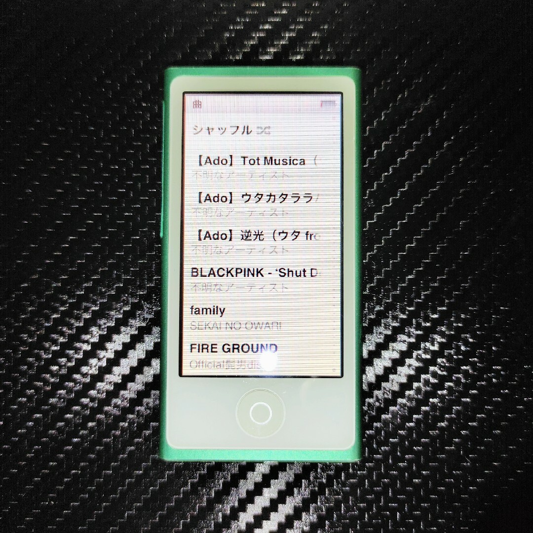 iPod nano(アイポッドナノ)の動作確認済み☆バッテリー良好☆ipod nano 第7世代○グリーン スマホ/家電/カメラのオーディオ機器(ポータブルプレーヤー)の商品写真