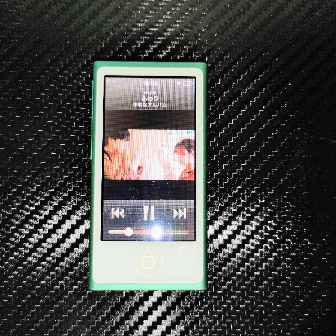 iPod nano(アイポッドナノ)の動作確認済み☆バッテリー良好☆ipod nano 第7世代○グリーン スマホ/家電/カメラのオーディオ機器(ポータブルプレーヤー)の商品写真