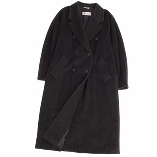 マックスマーラ(Max Mara)の極美品 マックスマーラ Max Mara コート 101801 白タグ アイコンコート ダブルブレスト ウール カシミヤ アウター レディース JI40 USA6 GB8(M相当) ダークグレー(その他)