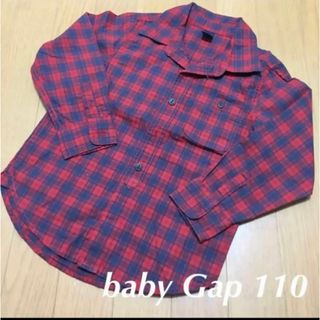 ベビーギャップ(babyGAP)の☆美品☆ baby Gap 長袖 シャツ 110(Tシャツ/カットソー)