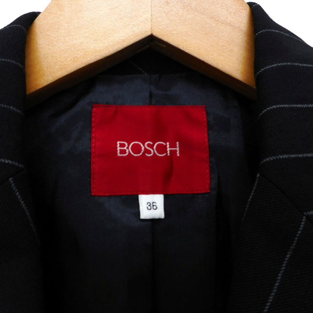 BOSCH(ボッシュ)のボッシュ パンツスーツ セットアップ 上下 ジャケット アウター テーラード 黒 レディースのフォーマル/ドレス(スーツ)の商品写真