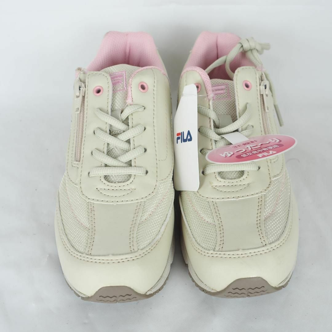 FILA(フィラ)のFILA*フィラ*スニーカー*22.5cm3E*ベージュ*M0440 レディースの靴/シューズ(スニーカー)の商品写真